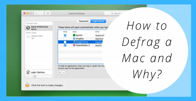 how do you defrag a mac computer