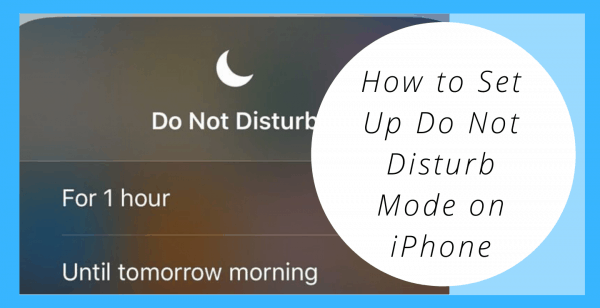 How To Set Up Do Not Disturb Mode On IPhone - Phone Gnome