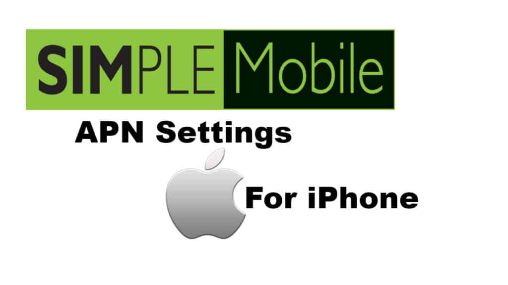 Simple Mobile APN Setting For IPhone Phone Gnome