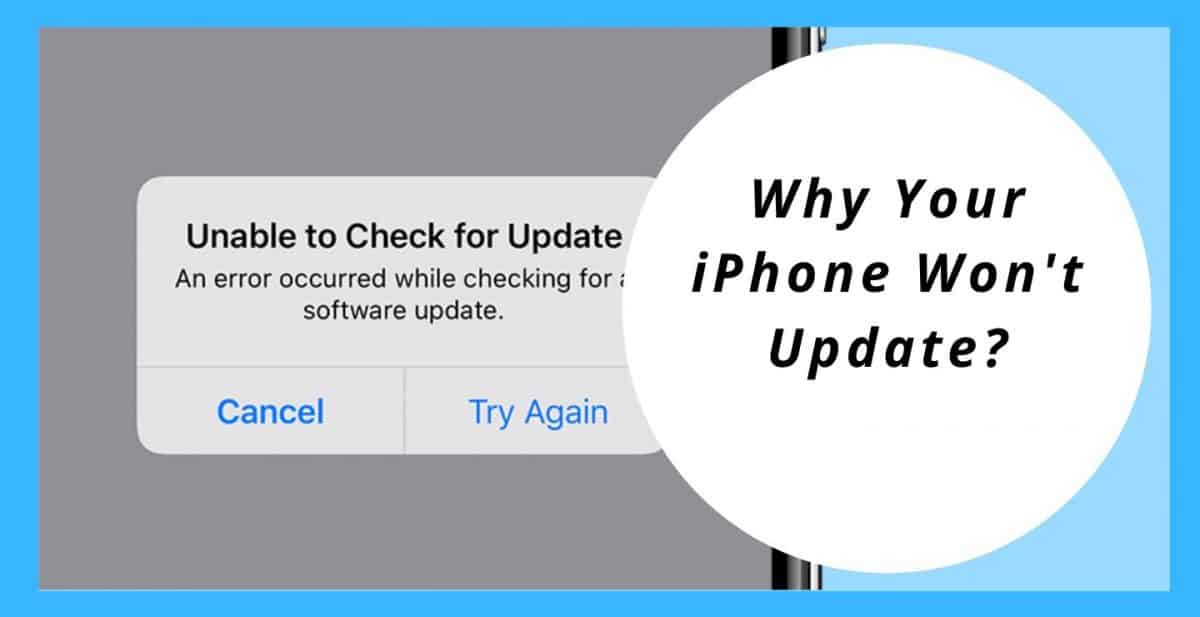 Why My IPhone Won't Update? | Phone Gnome