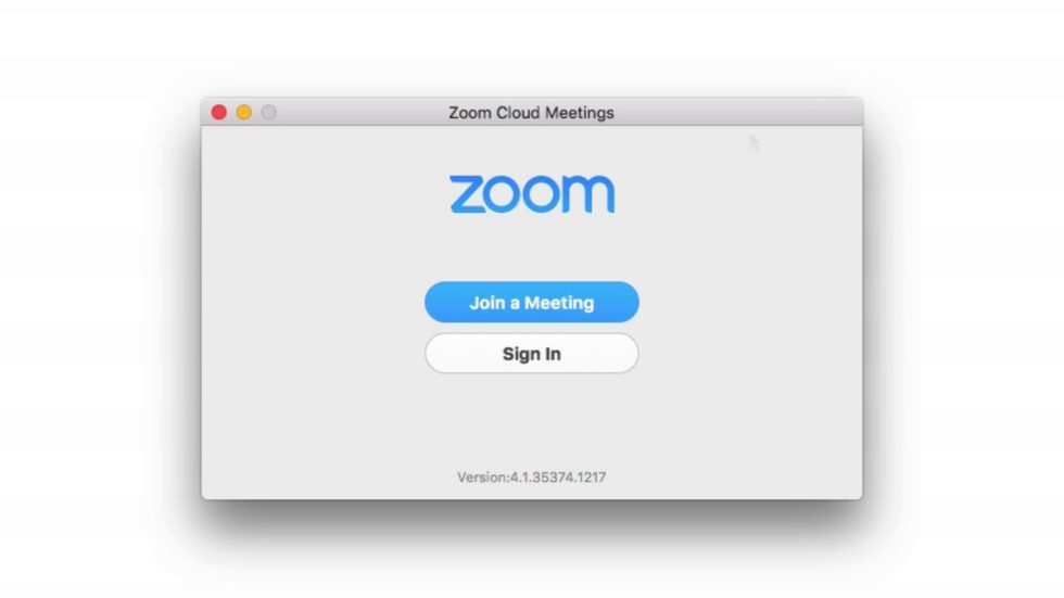 zoom meeting macbook
